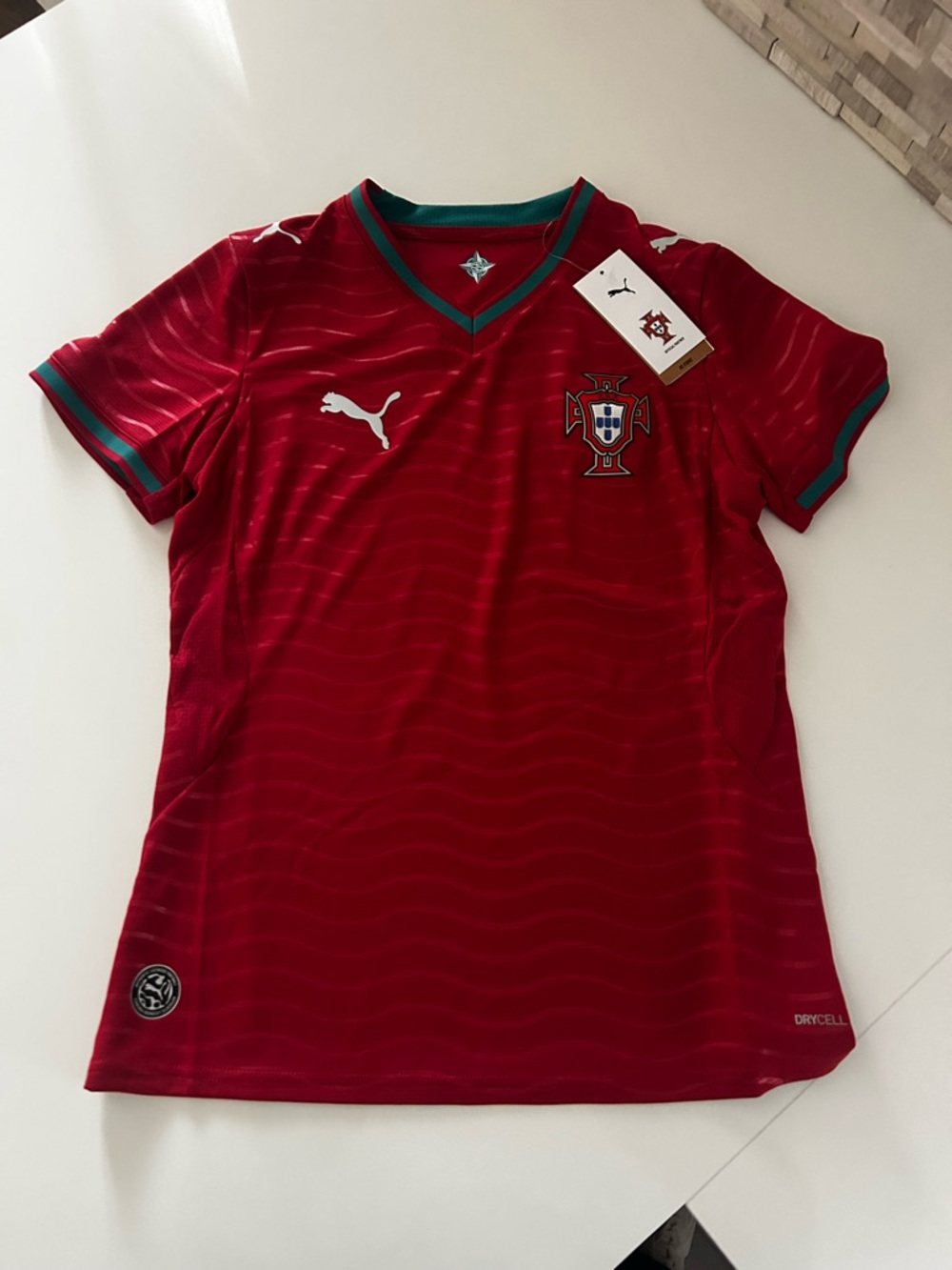 NWT Puma Portugal Home Women's Soccer Jersey - US Women's Small